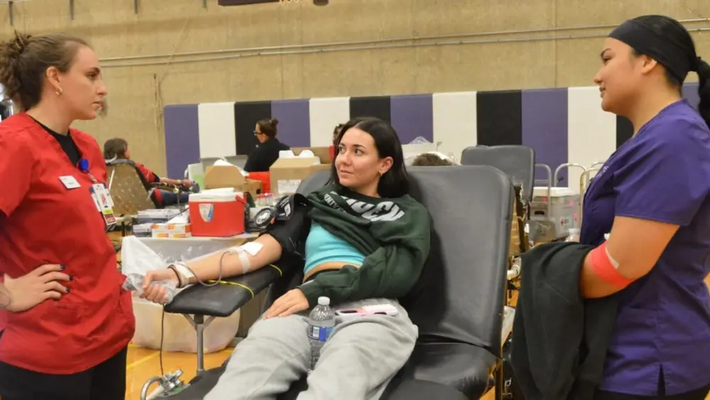 Illinois Valley Community College will sponsor a blood drive on April 2 from 11 a.m. to 4 p.m. in the gym.