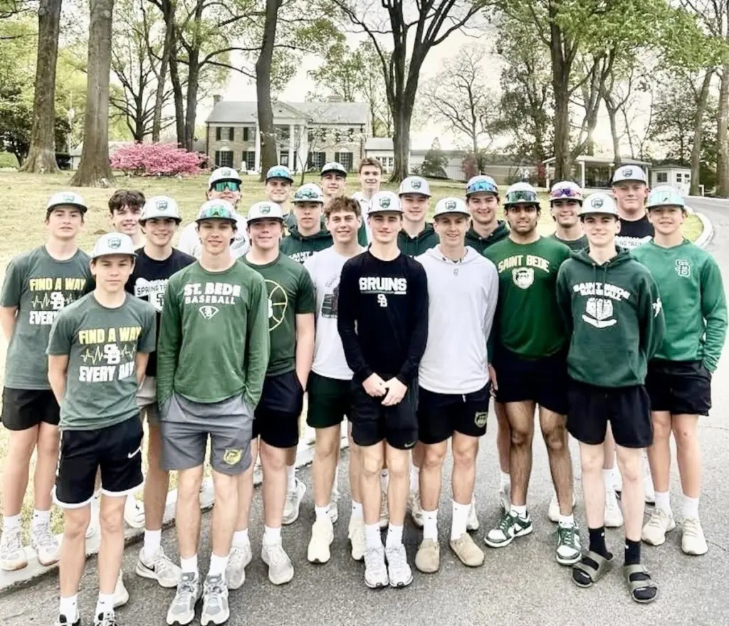 The St. Bede Bruins baseball team took a spring trip to Tennessee, playing five games and seeing the sites around the Memphis are, and enjoyed some famous Memphis BBQ. St. Bede junior Stuart McGunnigal chronicled the Bruins' spring trip for the BCR.