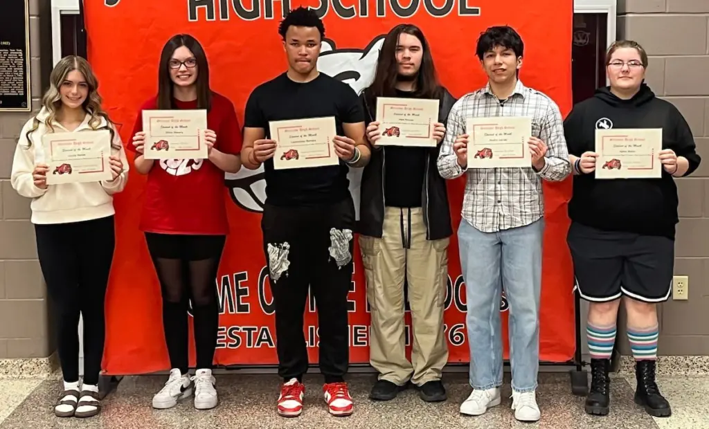 Streator Township High School has named its March students of the month, recognizing achievements across 10 academic departments.