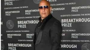 Vin Diesel at the 2023 Breakthrough Prize Ceremony for Science and Mathematics at the Academy Museum LOS ANGELES^ CA. April 15^ 2023