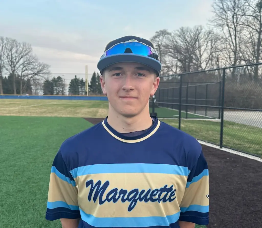 Congratulations to The Times Athlete of the Week, Marquette baseball's Caden Durdan!