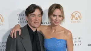 Cillian Murphy and Emily Blunt at the 2024 Producers Guild Awards at the Dolby Theatre. LOS ANGELES^ USA. February 25^ 2024