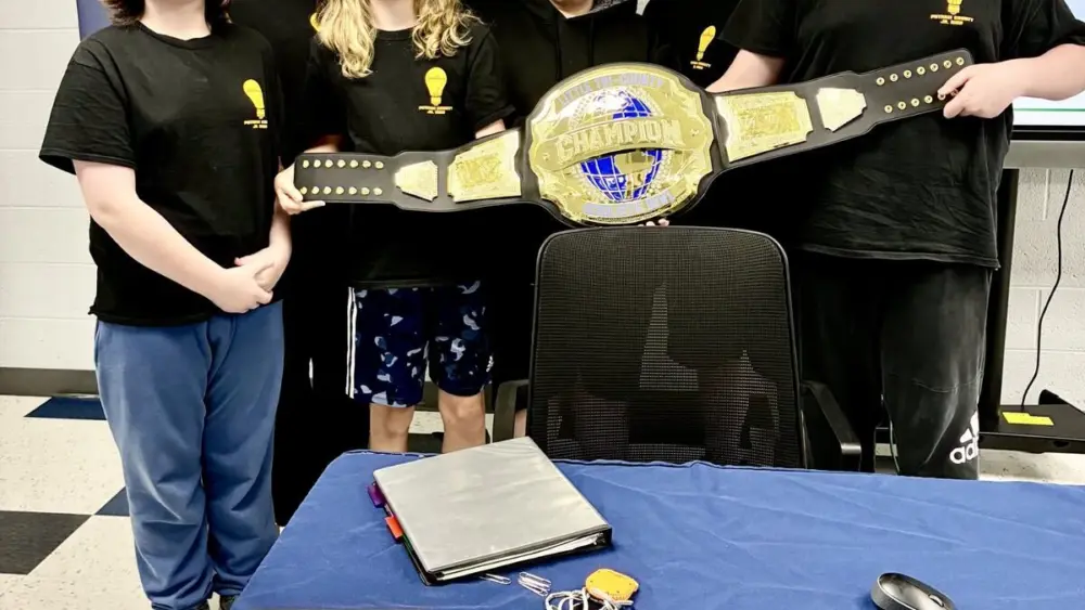 The Putnam County Junior High Scholastic Bowl team won the Little Tri-County championship on Saturday. PC defeated Henry-Senachwine 400-60 and El Paso- Gridley 320-240 to sweep pool play. PC defeated Roanoake-Benson for the championship 290-260. PC hosts the regional this week