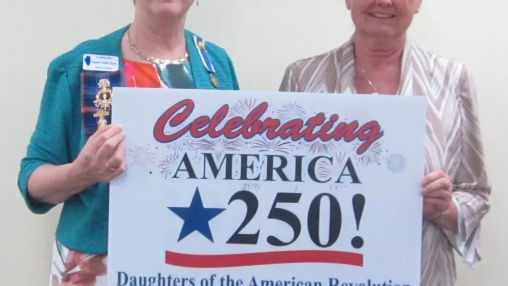 The Chief Senachwine Chapter of the National Society Daughters of the American Revolution met on April 11 to celebrate America 250! initiative, marking 250 years since American independence.