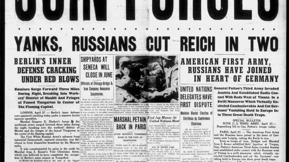 As Shaw Media celebrates its 175th anniversary, we looked back at four front pages from April 27