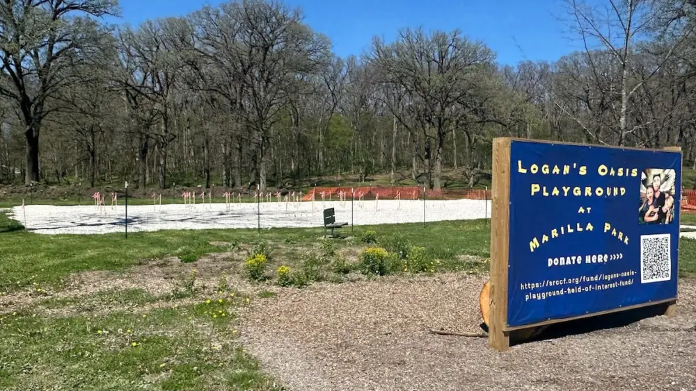 Years of community effort in Streator will culminate later this month with the grand opening of Logan’s Oasis Playground at Marilla Park later this month.