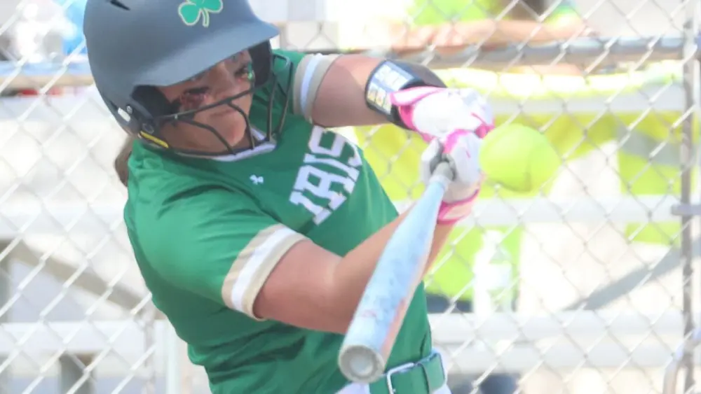The Seneca softball team broke open a tight game in the final three innings in a 16-3 six-inning Tri-County Conference victory over Marquette on Monday at June Gross Field in Ottawa. The win, their 30th of the season, clinched the TCC championship for the Fighting Irish.