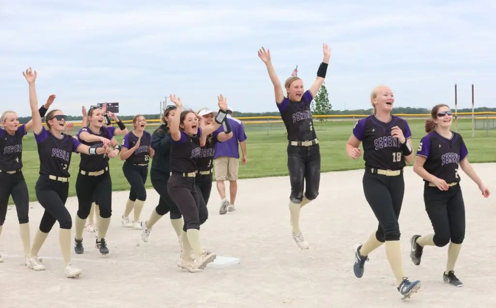 Serena defeated Marquette 2-1 to win the Class 1A Regional title on Friday, May 22, 2026 at Serena High School.