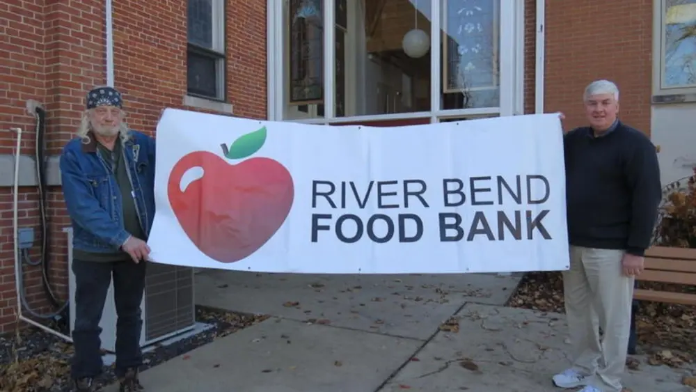 The River Bend Food Bank Mobile Food Pantry will distribute food on Saturday, May 30, at the Bureau County Fairgrounds.