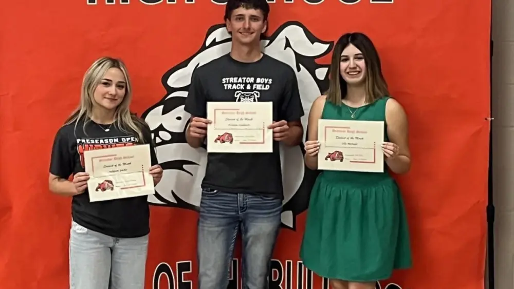 Streator Township High School has named 10 students as May Students of the Month.