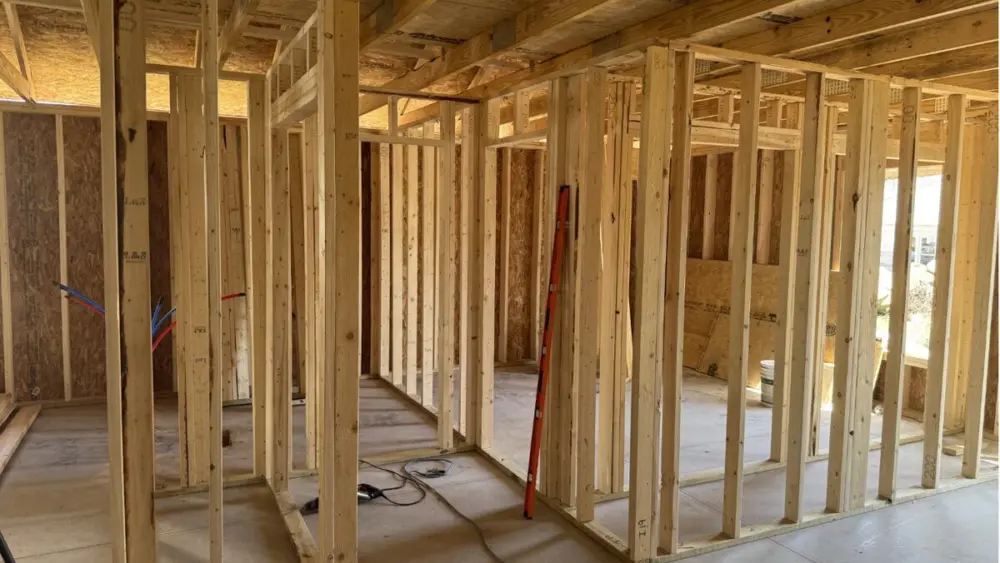 In just two days, the walls and trusses of the Habitat for Humanity of La Salle-Putnam-Bureau Counties build at 1205 Jefferson St. were added to the concrete slab of the eventual three-bed, two-bath home. The anticipated completion date for the home remains the end of August or beginning of September this year.