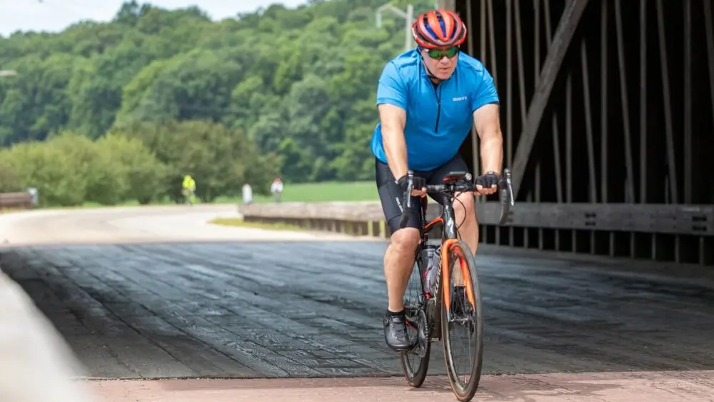 Riders coasted Saturday, July 18, 2026, into Zearing Park in Princeton and most interviewed expressed sorrow that this is the last year for the Z-Tour bike event.