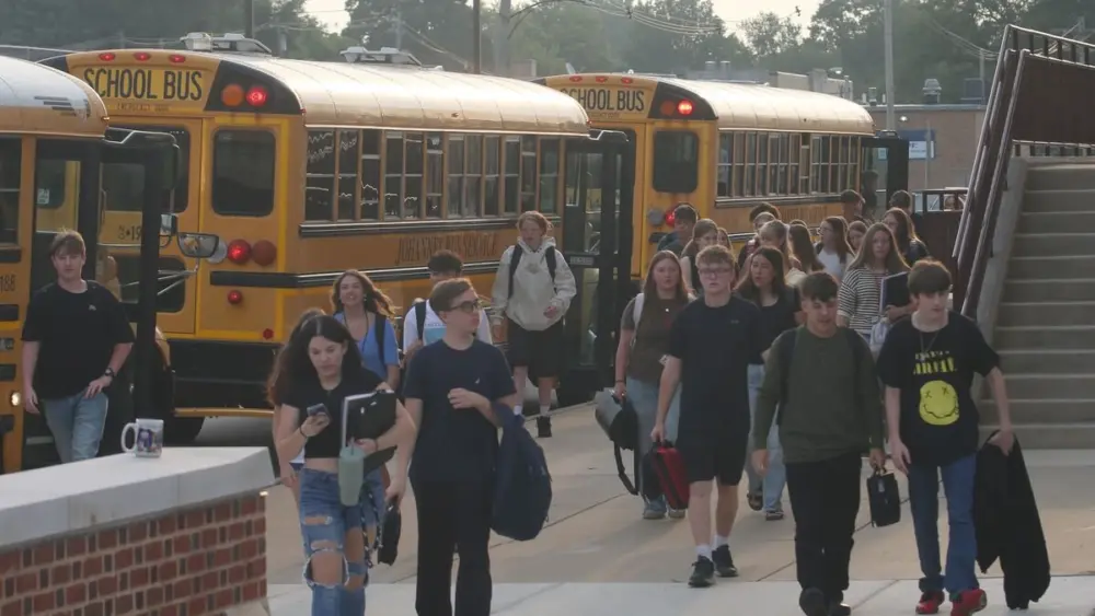 La Salle-Peru Township High School students arrived for the first day of the 2026-27 school year on Tuesday, Aug. 11, 2026 in La Salle.