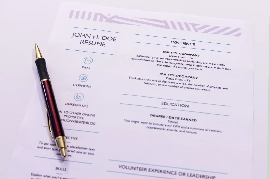resume