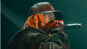 Lil Wayne Performing on stage at OneMusic Festival Atlanta^ Georgia USA - October 10 2022