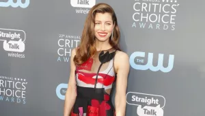 Jessica Biel at the 23rd Annual Critics' Choice Awards held at the Barker Hangar in Santa Monica^ USA on January 11^ 2018.