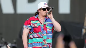 Hardy performs in concert during the "Can't Say I Ain't Country" Tour on July 20^ 2019 at Northwell Health at Jones Beach Theater in Wantagh^ New York.
