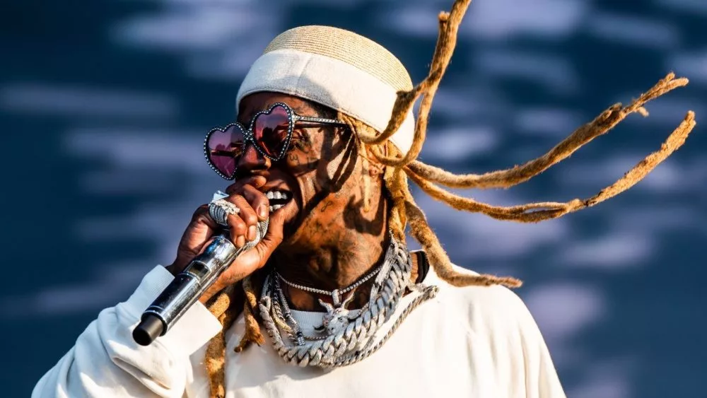 Lil Wayne performs at Lollapalooza in Grant Park^ Chicago. Chicago^ Illinois / United States - Saturday^ August 3rd^ 2019