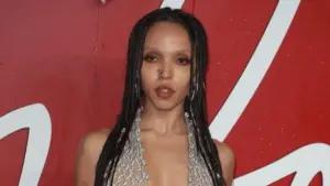 FKA Twigs attends The Fashion Awards 2023 at The Royal Albert Hall in London^ England. London^ United Kingdom - December 04^ 2023