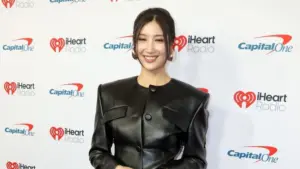 Ejae at the 2025 iHeartRadio Music Festival held at T-Mobile Arena in Las Vegas^ USA on September 19^ 2025.