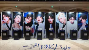 Stray Kids Pop-up store view in Lotte World Mall Seoul^ South Korea - August 26 2025