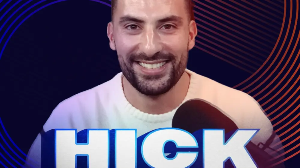 Hick at Night - Hick at Nite Show Logo with front face and large font