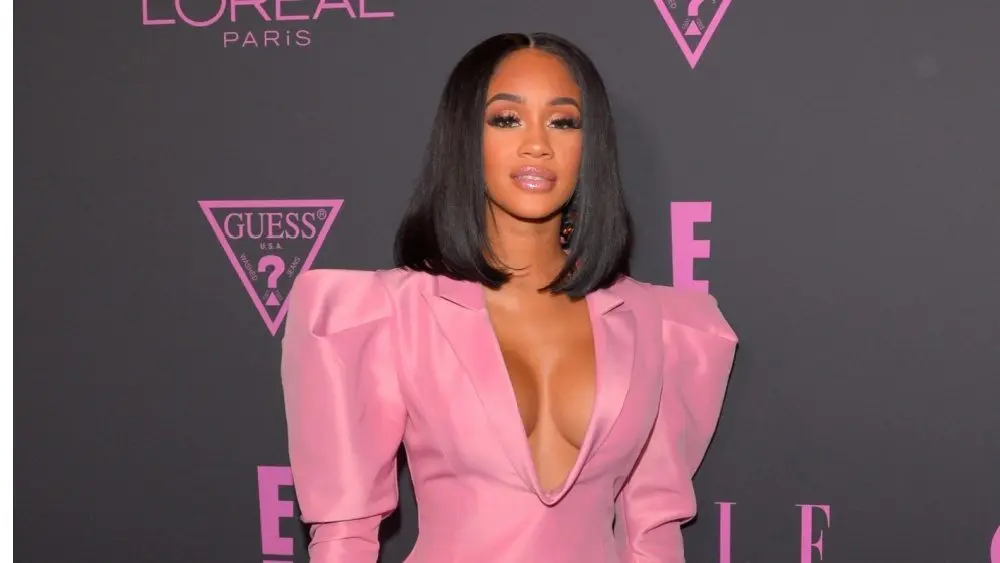 Saweetie attends ELLE^ Women in Music on September 05^ 2019 in New York City.