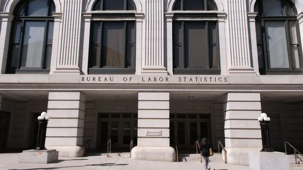 Exterior of the U.S. Bureau of Labor Statistics. Washington^ DC USA - March 10^ 2025