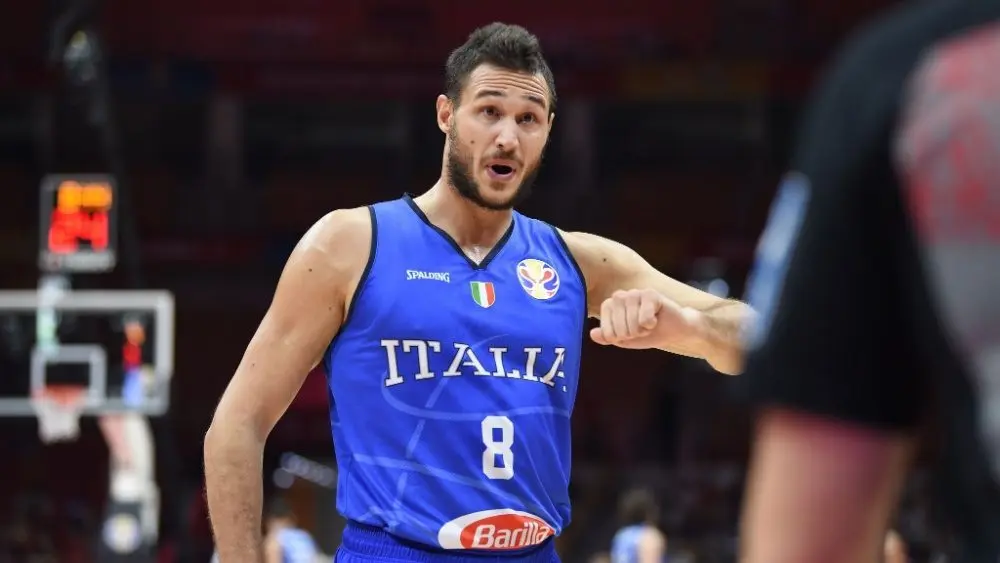 DANILO GALLINARI during China Basketball World Cup 2019 - Porto Rico Vs Italy Italy Basketball National Team Wuhan (Cina)^ Italy^ September 08 2019