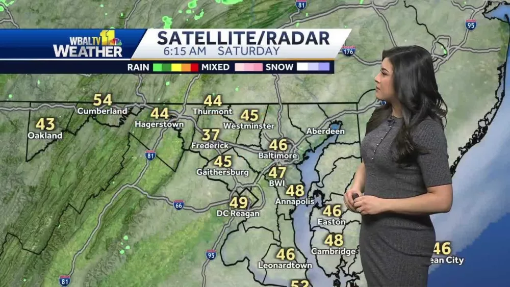 Mild weather to start weekend before cold blast - maryland, baltimore forecast