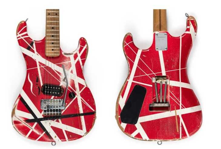 ＶＡＮ ＨＡＬＥＮギター Van Halen Signed Guitar Eddie Van Halen Autographed Guitar