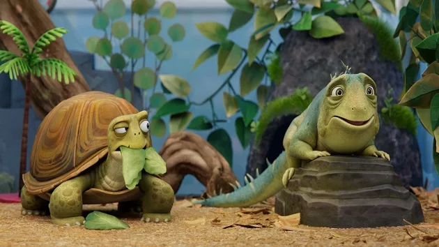 Bill Burr's a turtle and Adam Sandler a lizard in teaser to