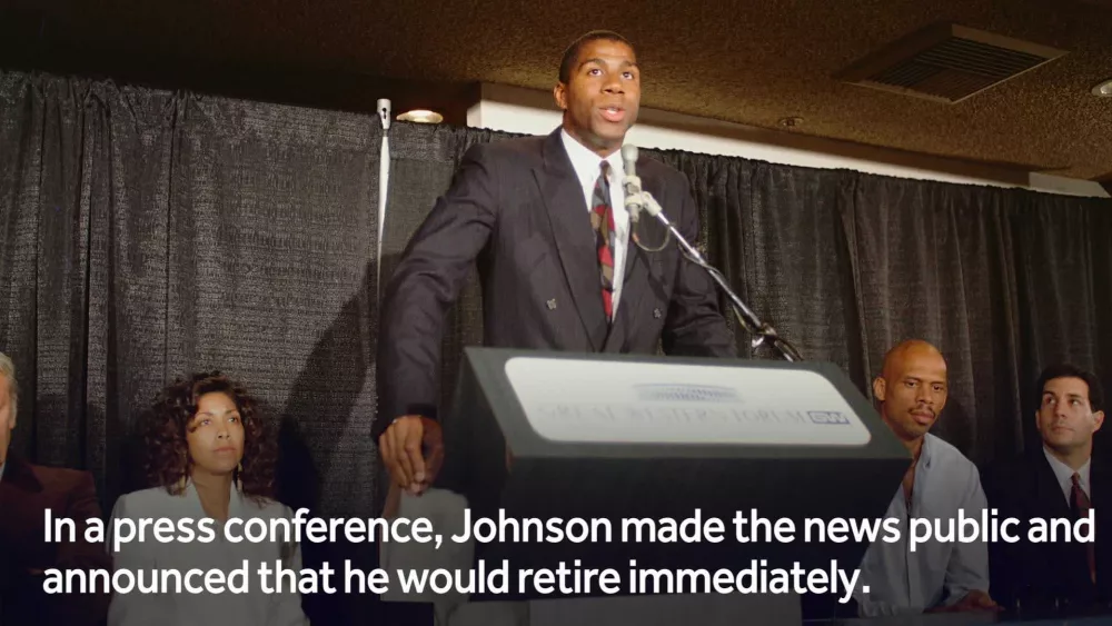 This Day in History: Magic Johnson announces he's HIV-positive