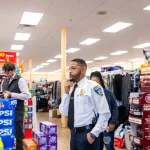 BPD at a convenience store.