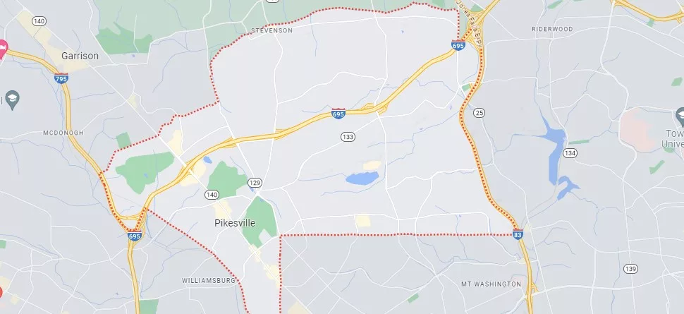 Map of closure region. Credit: Google Maps