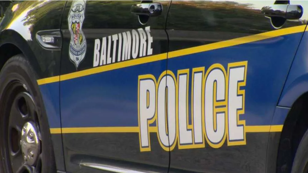 Baltimore City police car SOURCE: WBAL TV