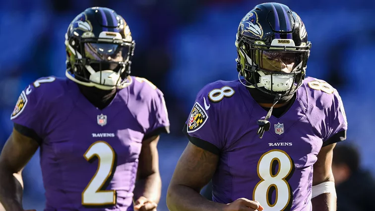 Baltimore Ravens Lamar Jackson Tyler Huntley