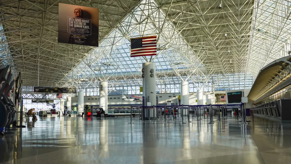 Baltimore, Maryland, USA Feb 10, 2020 Departure hall at BWI Airport.