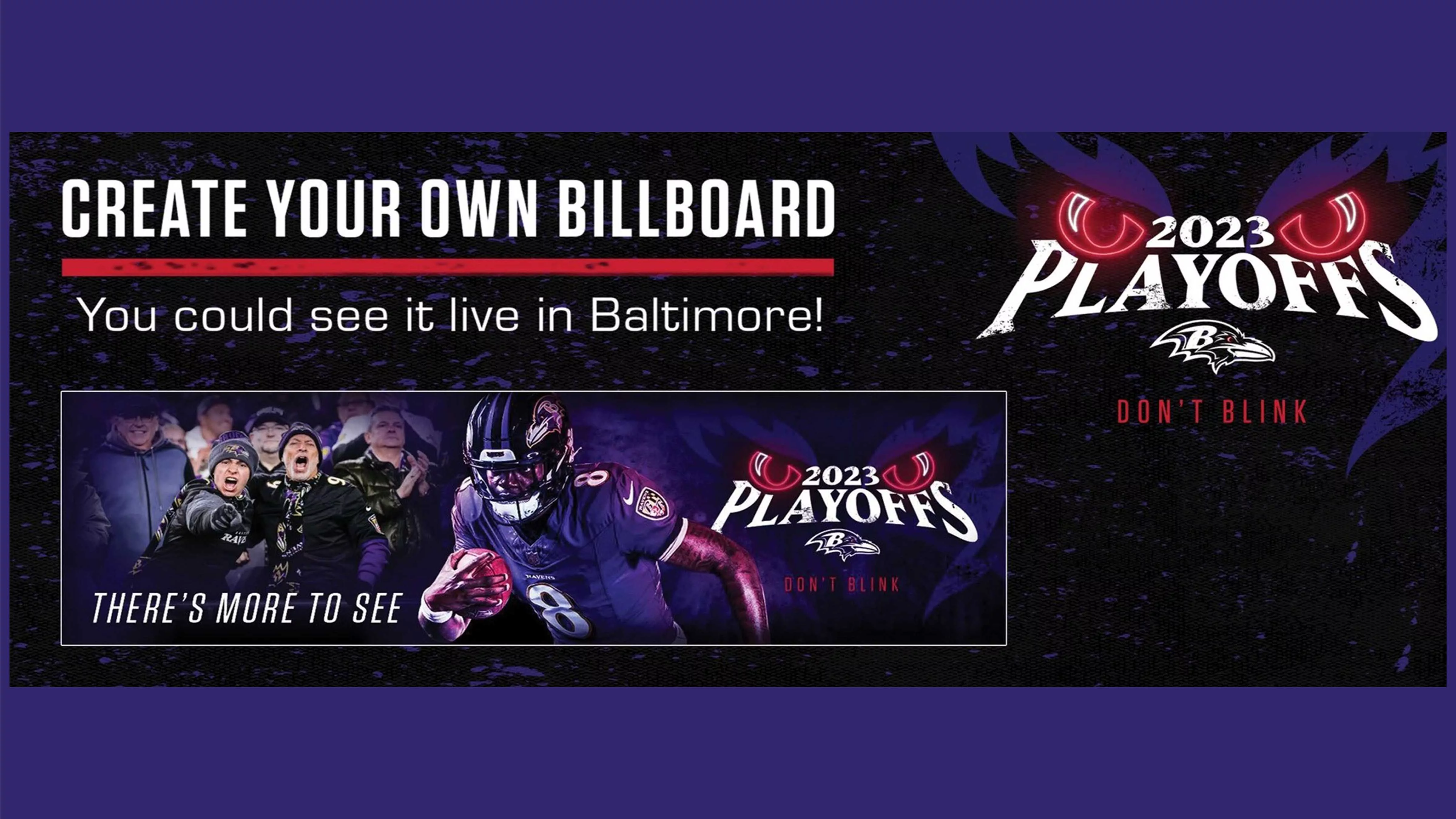 Baltimore Ravens invite fans to be on city Billboards | WBAL Baltimore News, image size:4800x2700