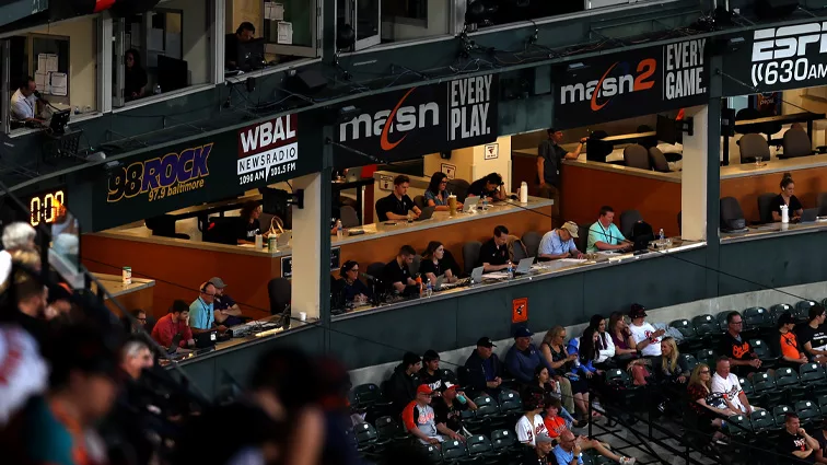 Baltimore Orioles Press Box