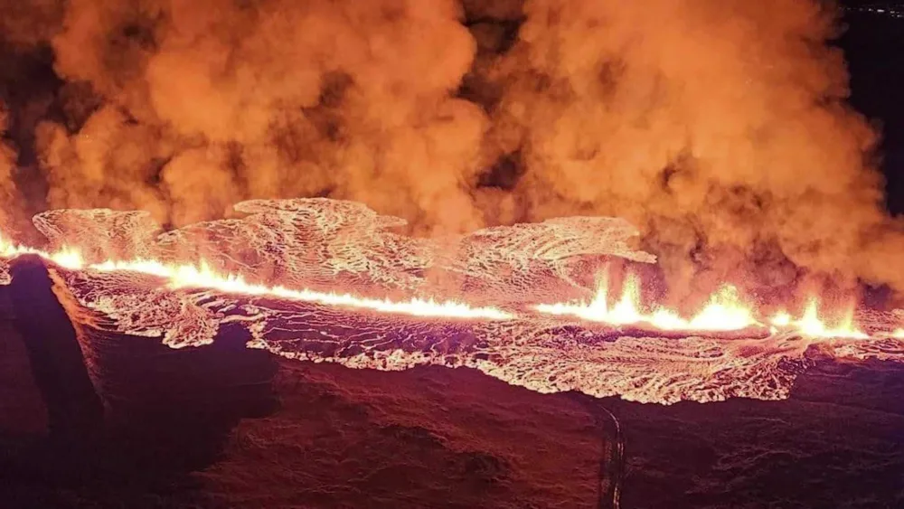 Iceland volcano erupts for a third time since December