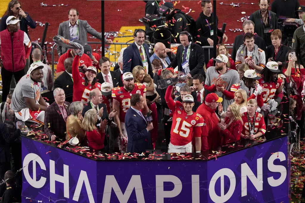 Kansas City turns red as Chiefs celebrate 3rd Super Bowl title in 5