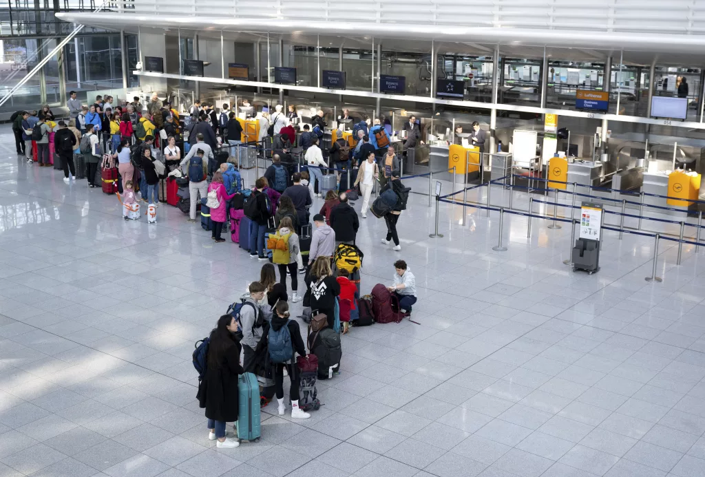 Millions of train, air passengers are affected in Germany as union