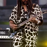 Steel Pulse: (MANDATORY CREDIT Ebet Roberts/Getty Images) Cliff Moonie Pusey of Steel Pulse performing at Artscape in Baltimore, Maryland on July 18, 2004. (Photo by Ebet Roberts/Redferns)