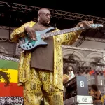 Steel Pulse: (MANDATORY CREDIT Ebet Roberts/Getty Images) Alvin Ewen of Steel Pulse performing at Artscape in Baltimore, Maryland on July 18, 2004. (Photo by Ebet Roberts/Redferns)