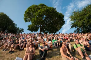 Audience at Artscape arts festival, Baltimore Maryland. (Photo by: Edwin Remsburg/VW Pics via Getty Images)