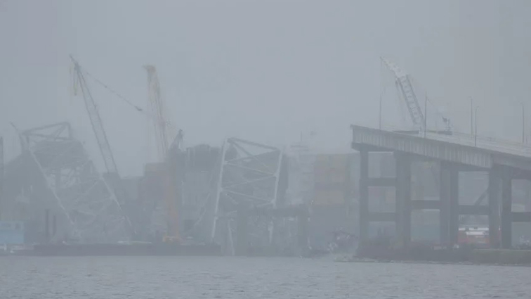 Storms affect salvage operations at Key Bridge collapse site | WBAL ...