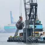 IMG_2447: A salvage bucket at the site of Key Bridge Collapse on Thursday, April 18. 2024. (Image Credit: 
Phil Yacuboski
Anchor/Reporter
WBAL-AM 1090 and FM 101.5)