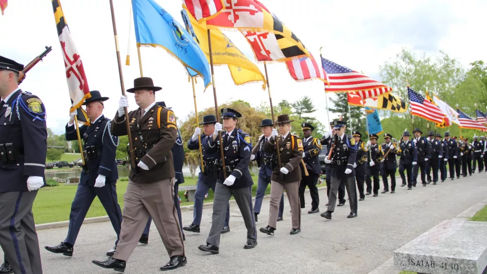 The 39th annual Fallen Heroes Day observance will be held at 1:00 p.m. on Friday, May 3, 2024, at the Fallen Heroes Memorial at Dulaney Valley Memorial Gardens. The observance honors Maryland police, firefighters, and emergency medical/rescue personnel who have died in the line of duty and is the only statewide ceremony in the nation that brings together all segments of the public safety community. Fallen Heroes Day, which is held each year on the first Friday in May, is also an opportunity for the public to show their appreciation for those who risk their lives every day to protect the citizens of Maryland. Family members of those being honored will be in attendance.