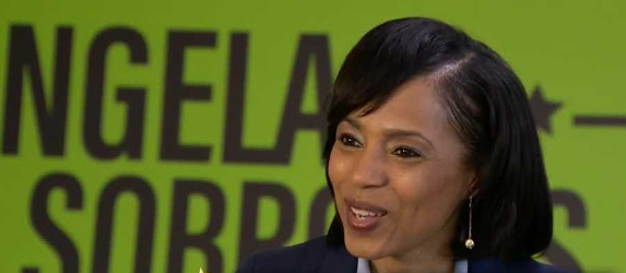 Democratic Prince George's County Executive Angela Alsobrooks earned the endorsement of The Washington Post editorial board, which listed Alsobrooks' track record on public safety and local issues.